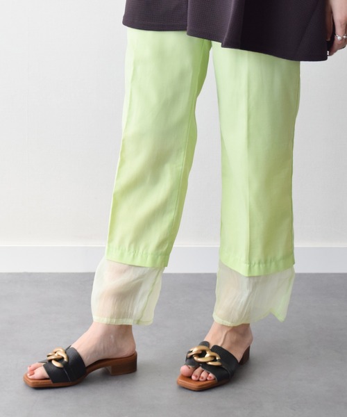 inter-chaussures（インターショシュール）の「【Oh my Sandals】ローヒールチェーンミュールサンダル(E42000)（サンダル・レディース・ブラック/シルバー/アイボリー・38/39/36/37/35）」の9枚目の写真