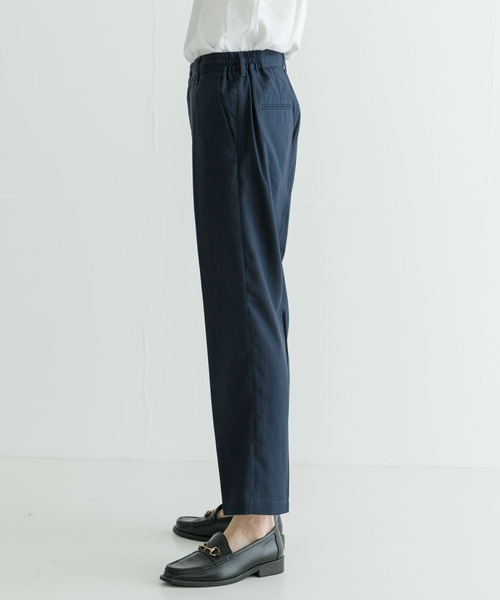 URBAN RESEARCH（アーバンリサーチ）の「『UR TECH』リネンアンクルパンツ（その他パンツ・メンズ・ネイビー/ブラック・SMALL/MEDIUM/LARGE）」の4枚目の写真