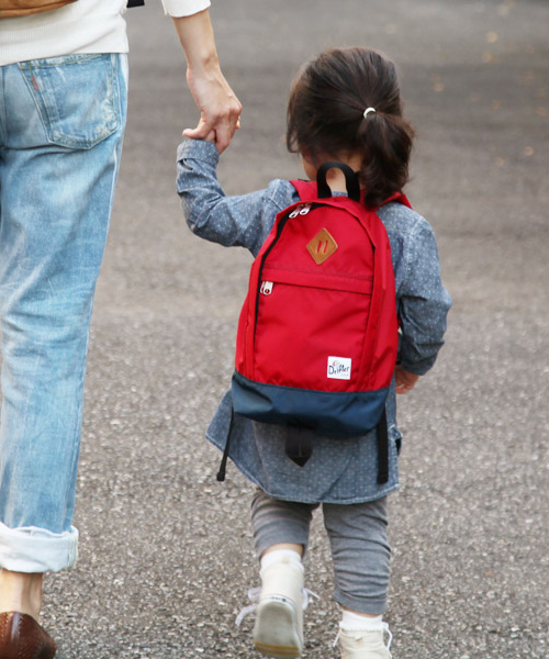 Drifter（ドリフター）の「KIDS MINI BACK PACK／キッズミニバックパック（バックパック/リュック・キッズ・レッド/ウッドランド/ロイヤルブルー/ネイビー/ターコイズブルー・FREE）」の4枚目の写真
