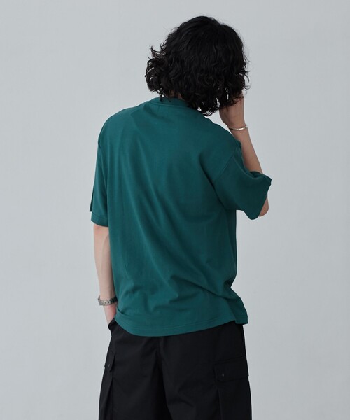 coen(コーエン)の「スポーツベア刺繍クルーネックTシャツ(Tシャツ/カットソー・メンズ・ホワイト/ネイビー/ブラック/ダークグリーン・S/M/L/XL)」の18枚目の写真