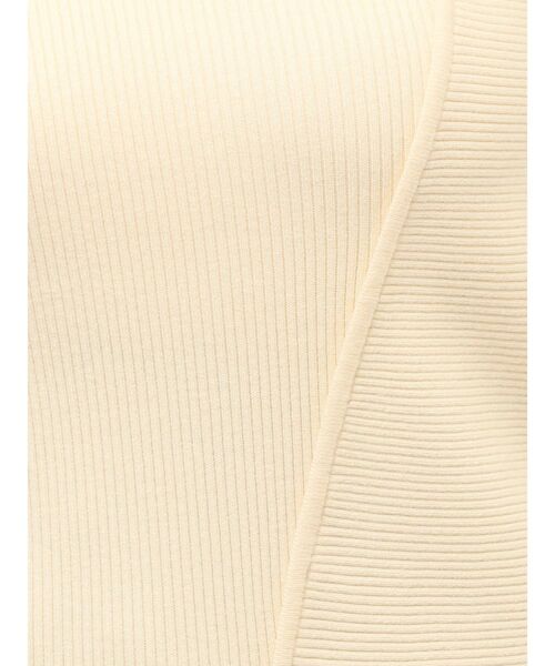 LAGUNAMOON(ラグナムーン)の「アシンメトリーリブスリットニットプルオーバー(ニット/セーター・レディース・ミント/アイボリー/ブラック・FREE)」の13枚目の写真