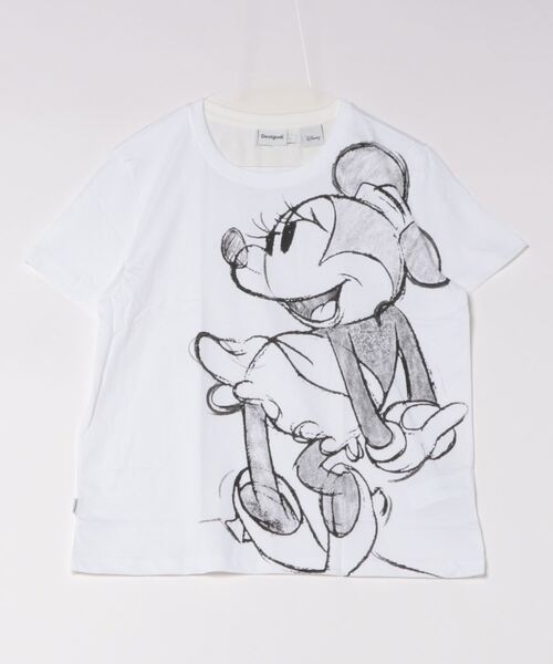 Desigual(デシグアル)の「MICKEYDRAWING Tシャツショートスリーブ(シャツ/ブラウス・レディース・ブラック/ホワイト/ホワイト×ブラック・S/M/L/XL/XS/XXL)」の6枚目の写真