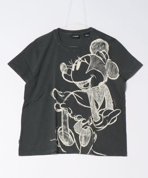 Desigual(デシグアル)の「MICKEYDRAWING Tシャツショートスリーブ(シャツ/ブラウス・レディース・ブラック/ホワイト/ホワイト×ブラック・S/M/L/XL/XS/XXL)」の7枚目の写真