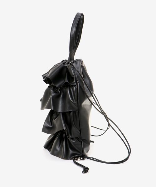 MAJESTIC LEGON（マジェスティックレゴン）の「2wayフリルナップサック（バックパック/リュック・レディース・アイボリー/ブラック・FREE）」の11枚目の写真