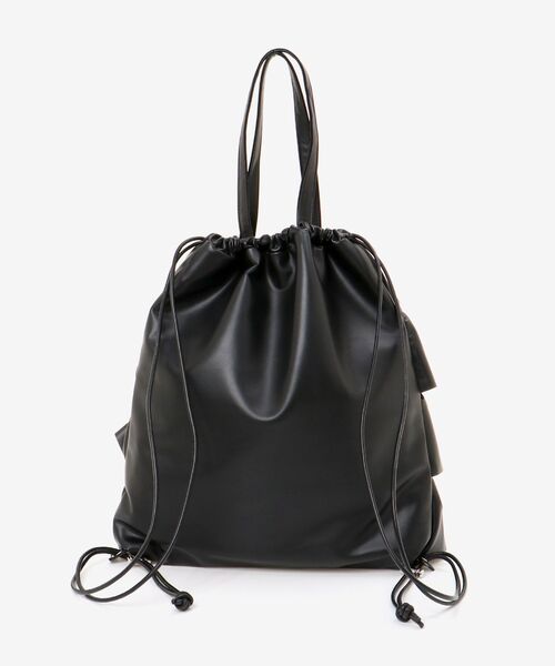 MAJESTIC LEGON（マジェスティックレゴン）の「2wayフリルナップサック（バックパック/リュック・レディース・アイボリー/ブラック・FREE）」の12枚目の写真