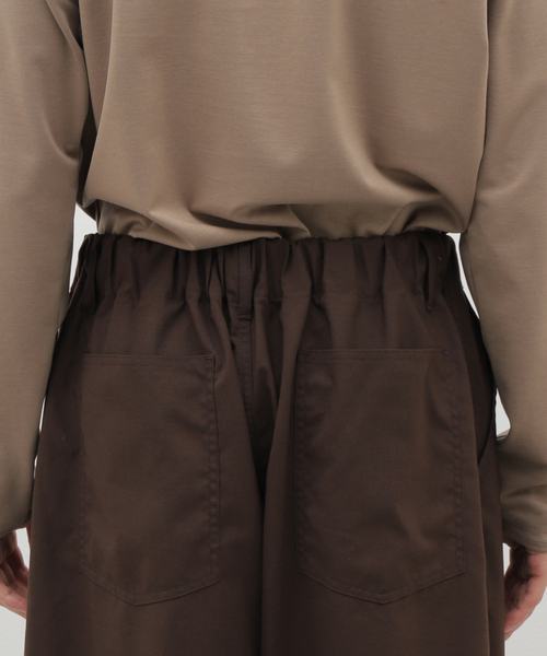 Sillage（シアージ）の「Sillage (シアージ) WOOL TROPICAL CIRCULAR SHORTS SL24SS-CSP（その他パンツ・メンズ・ブラウン・FREE）」の7枚目の写真