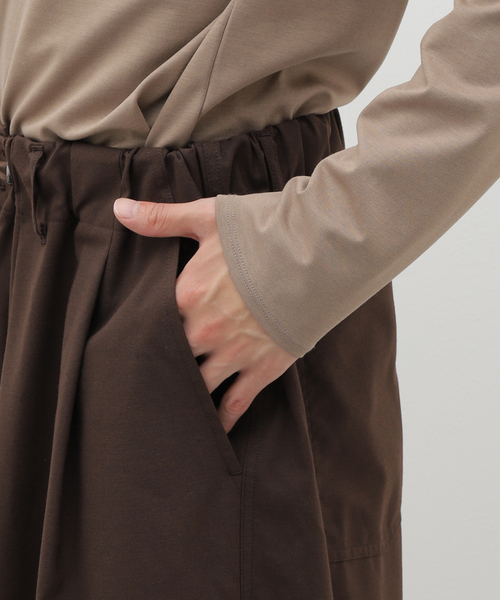 Sillage（シアージ）の「Sillage (シアージ) WOOL TROPICAL CIRCULAR SHORTS SL24SS-CSP（その他パンツ・メンズ・ブラウン・FREE）」の9枚目の写真