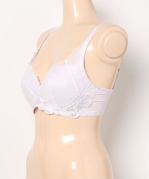 TRIUMPH(トリンプ)の「天使のブラ 魔法のハリ感606 ノンワイヤーブラジャー【D,Eカップ】 TR606 P(ブラジャー・レディース・パープル/グレー・E80/E70/E65/D80/D75/D70/D65/E75)」の9枚目の写真