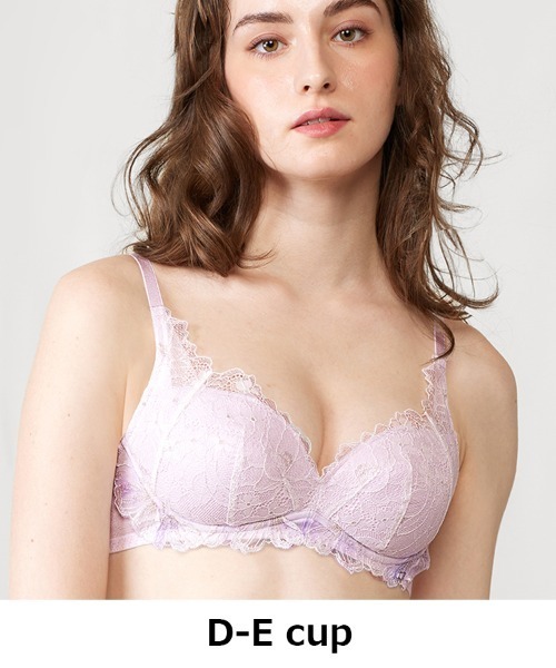天使のブラ 魔法のハリ感606 ノンワイヤーブラジャー【D,Eカップ】 TR606 P（ブラジャー）｜Triumph（トリンプ）