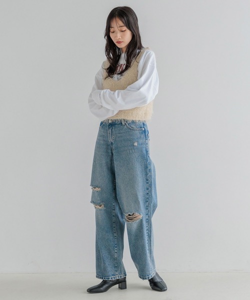 tシャツ 「ZOZO限定」シャギー ビスチェ キャミソール レディース セール】【ZOZO限定】シャギー ビスチェ キャミソール（Tシャツ