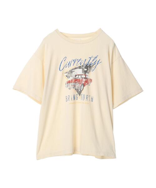 大人気‼️クレージュ♡  チュニック　ワンピース　ヴィンテージ  センターロゴ セール】 ロゴ配色テープチュニックカットソー （チュニック