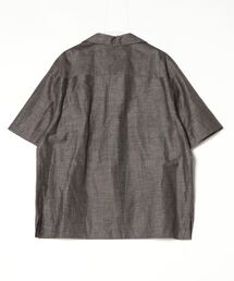 新品★LIDNM LINEN WOOL PINHEAD SHIRT S リドム LIDNM（リドム）の「LINEN WOOL PINHEAD SHIRT（シャツ/ブラウス