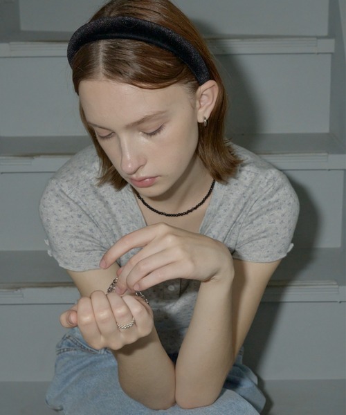 GIUNON（ジウノン）の「silver beads ring / シルバービーズリング（リング・レディース・シルバー・FREE）」の13枚目の写真