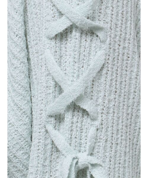 MERCURYDUO（マーキュリーデュオ）の「ショルダーレースアップボレロ（カーディガン/ボレロ・レディース・ライトブルー/アイボリー・FREE）」の22枚目の写真