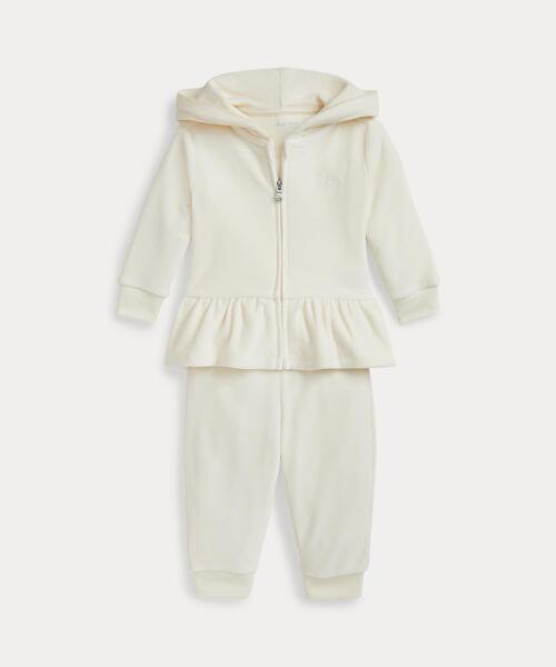 【セール】べロア フーディ & ジョガー パンツ セット（その他ベビーウェア）｜POLO RALPH LAUREN CHILDRENSWEAR（ポロ ラルフ ローレン チルドレンズウェア）