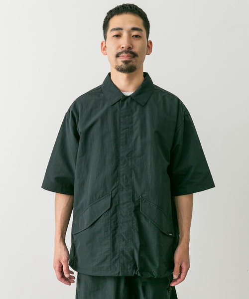 Foxfire（フォックスファイヤー）の「『別注』Foxfire×DOORS　ナイロンオーバーシャツ（シャツ/ブラウス・メンズ・オリーブ/ブラック・MEDIUM/LARGE）」の17枚目の写真