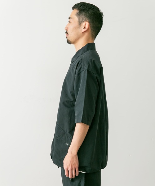 Foxfire（フォックスファイヤー）の「『別注』Foxfire×DOORS　ナイロンオーバーシャツ（シャツ/ブラウス・メンズ・オリーブ/ブラック・MEDIUM/LARGE）」の18枚目の写真