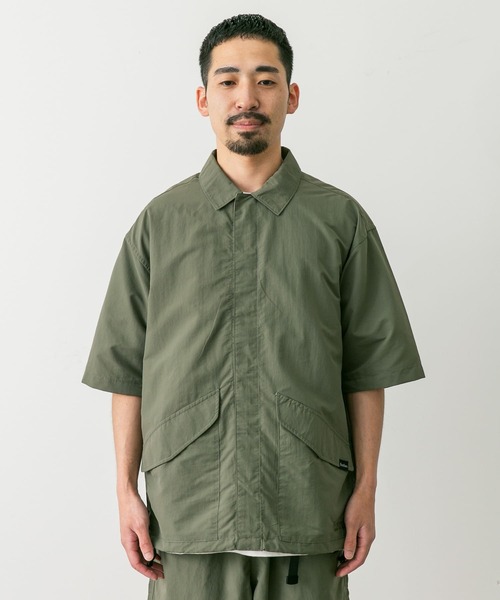 Foxfire（フォックスファイヤー）の「『別注』Foxfire×DOORS　ナイロンオーバーシャツ（シャツ/ブラウス・メンズ・オリーブ/ブラック・MEDIUM/LARGE）」の21枚目の写真