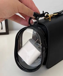 Pochi Pouch（ポチポーチ）の「Pochi Pouch/ミニ カラビナ付き クリア オーガナイザー（ポーチ）」