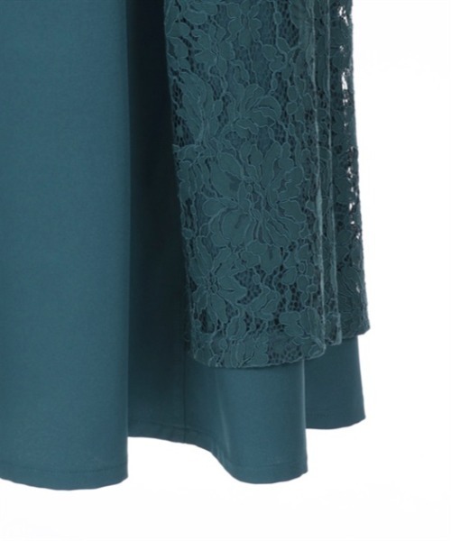 axes femme（アクシーズファム）の「サイドレーススカート（スカート・レディース・ブラック/キナリ/グリーン・FREE）」の10枚目の写真