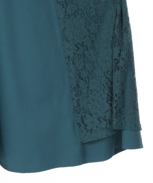 axes femme（アクシーズファム）の「サイドレーススカート（スカート・レディース・ブラック/キナリ/グリーン・FREE）」の12枚目の写真