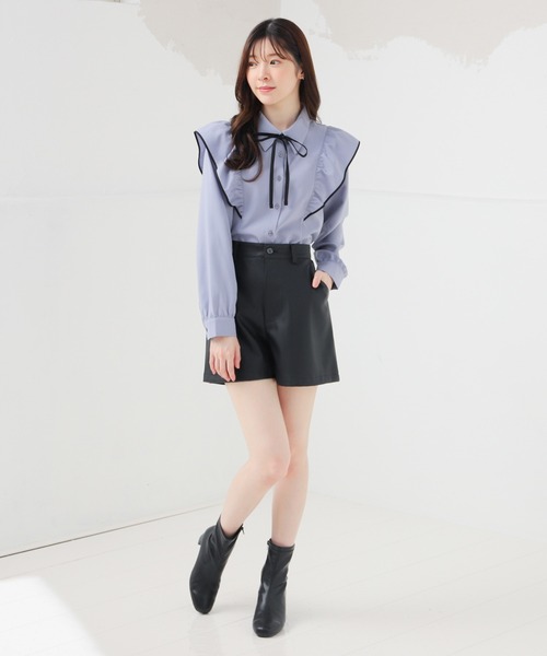 合皮ショートパンツ（その他パンツ）｜Honeys（ハニーズ）の