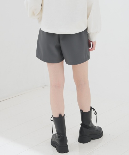 NKNIT ブラウン ショートパンツ 合成皮革 楽天市場】2色 レザーパンツ ショートパンツ PU革 ハイウエスト