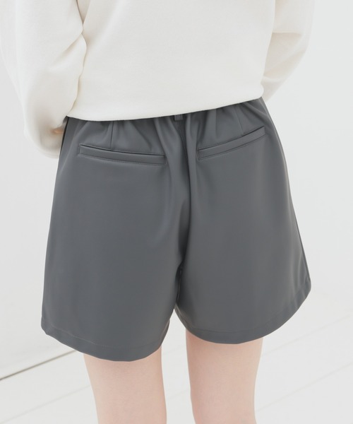 NKNIT ブラウン ショートパンツ 合成皮革 合皮ショートパンツ（その他パンツ）｜Honeys（ハニーズ）の