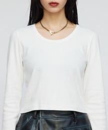 LAGUA LOGO RIB トップス