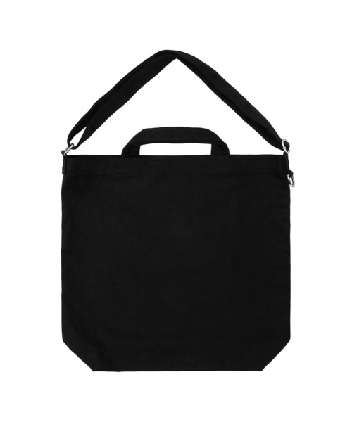 HUF(ハフ)の「MEGABLAST 2WAY TOTE BAG / HUF ハフ コットンキャンバス トートバッグ A4(トートバッグ・メンズ・ナチュラル/ブラック・ONE SIZE)」の4枚目の写真