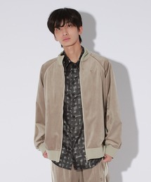 Anui | 【UNISEX/選べる着丈】マットベロアトラックジャケット(ジャージ)