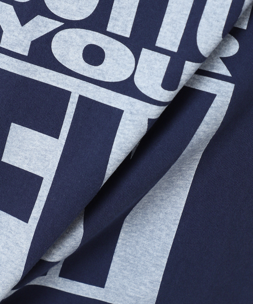 GOOD ROCK SPEED(グッドロックスピード)の「【GOOD ROCK SPEED / グッドロックスピード】追加 別注BUTTON YOUR FLY T-SH(Tシャツ/カットソー・レディース・ネイビー・FREE)」の2枚目の写真