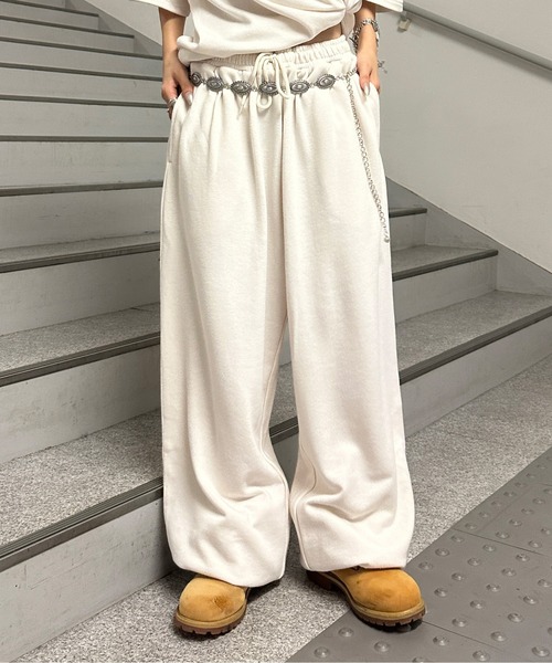 sedacle(セダクル)の「裏毛ヒップロゴプリントスウェットパンツ【SETUP着用可能】(スウェットパンツ・メンズ・オフホワイト/ピンク/ネイビー/ブラック・SMALL/MEDIUM/LARGE)」の7枚目の写真