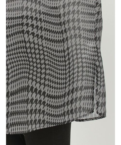 MURUA（ムルーア）の「ウェーブチェックシアーシャツ（シャツ/ブラウス・レディース・グレー/パープル・FREE）」の18枚目の写真