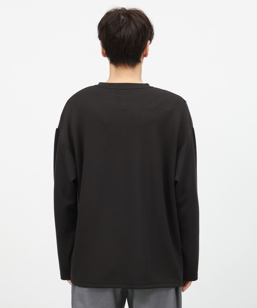 LAKOLE(ラコレ)の「ライトダンボール切替長袖T / 143004(Tシャツ/カットソー・メンズ・ホワイト/アクア/ブラック・MEDIUM/LARGE/X-LARGE)」の11枚目の写真