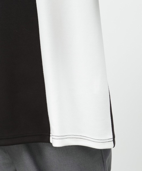 LAKOLE(ラコレ)の「ライトダンボール切替長袖T / 143004(Tシャツ/カットソー・メンズ・ホワイト/アクア/ブラック・MEDIUM/LARGE/X-LARGE)」の14枚目の写真