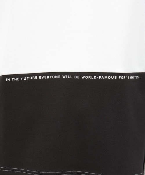 LAKOLE(ラコレ)の「ライトダンボール切替長袖T / 143004(Tシャツ/カットソー・メンズ・ホワイト/アクア/ブラック・MEDIUM/LARGE/X-LARGE)」の20枚目の写真