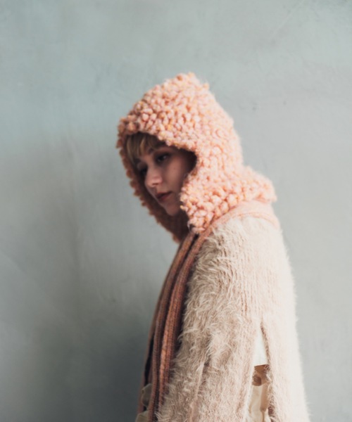 帽子 ORIENT MILLINERY PIGMO KNIT HOODIE ORIENT MILLINERY ニット帽 ニットキャップ 「HAND KNIT」 PIGMO KNIT