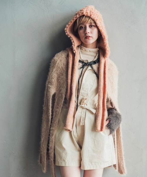 帽子 ORIENT MILLINERY PIGMO KNIT HOODIE ORIENT MILLINERY ニット帽 ニットキャップ 「HAND KNIT」 PIGMO KNIT