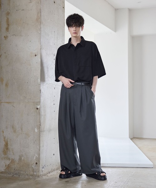Deuku ABWEAR ワイドレッグ バギースラックス ワイドスラックス – Deuku