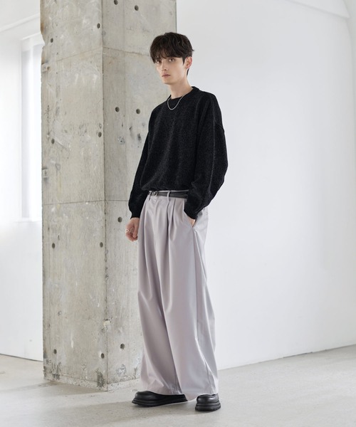 ETRO ２点購入　スラックス 2タックTRツイルワイドバギースラックス（スラックス）｜ETELIO