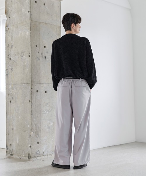 2タックTRツイルワイドバギースラックス（スラックス）｜ETELIO