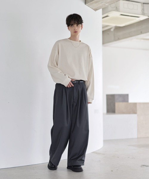 TT-02＋finespec セット 2タックTRツイルワイドバギースラックス（スラックス）｜ETELIO