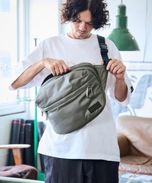 ADAM PATEK | ADAMPATEK/bright twill BIG body bag/ブライトツイル配色ビッグボディバッグ(ショルダーバッグ)