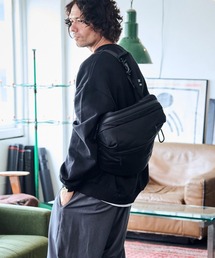 ADAMPATEK/bright twill BIG body bag/ブライトツイル配色ビッグボディバッグ