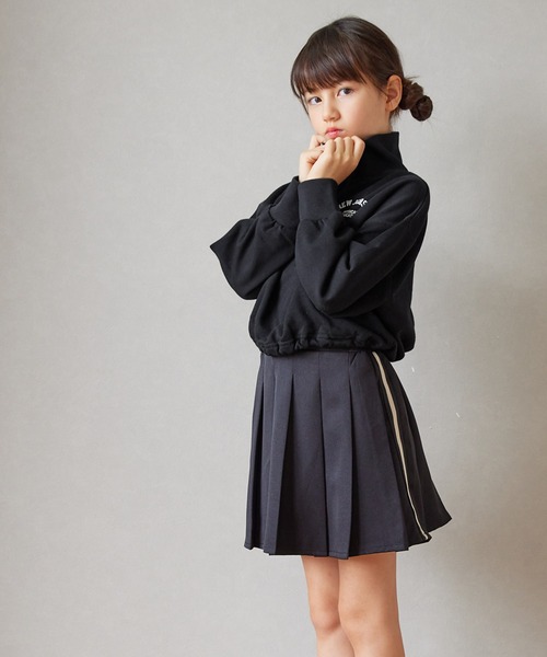 【希少モデル❗️】stone  ハーフジップスウェット　ブラック デバイス DEVICE ベーシック ハーフジップ ビッグシルエット