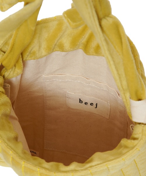 AMERICAN RAG CIE（アメリカンラグシー）の「beej Velour quilting mini bag（ハンドバッグ・レディース・ホワイト/イエロー・FREE）」の12枚目の写真