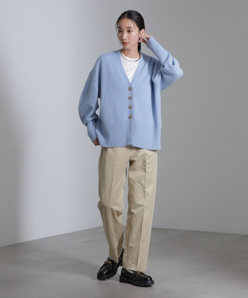 NANO universe(ナノユニバース)の「レディチノパンツ(チノパンツ・レディース・ブラック/ベージュ・S/M)」の5枚目の写真