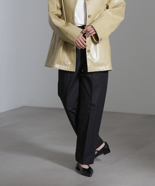 NANO universe(ナノユニバース)の「レディチノパンツ(チノパンツ・レディース・ブラック/ベージュ・S/M)」の14枚目の写真