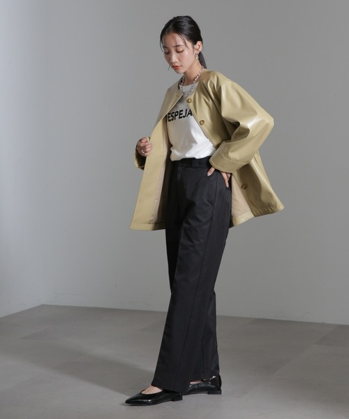 NANO universe(ナノユニバース)の「レディチノパンツ(チノパンツ・レディース・ブラック/ベージュ・S/M)」の21枚目の写真